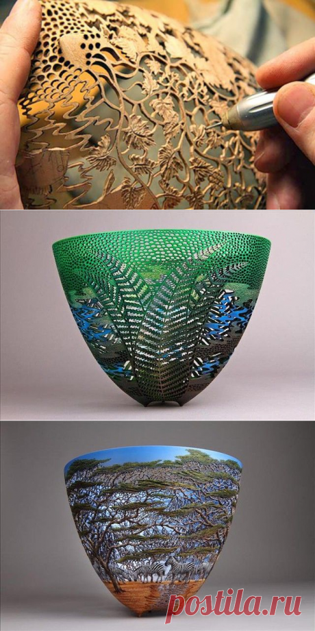 Оригинальные вазы из валежника — Сделай сам, идеи для творчества - DIY Ideas