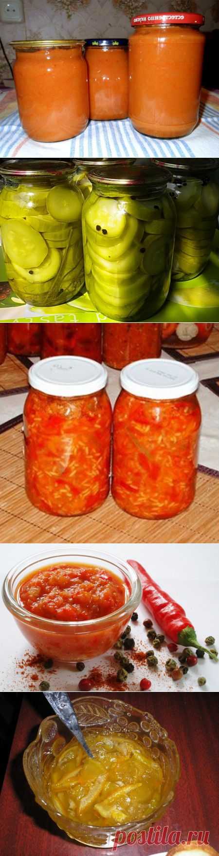 Заготовки из кабачков на зиму: аджики, закуски, лечо, салаты, икра, варенье, цукаты из кабачков