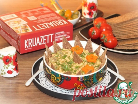 Паштет с кальмаром, помидором и яйцом – кулинарный рецепт