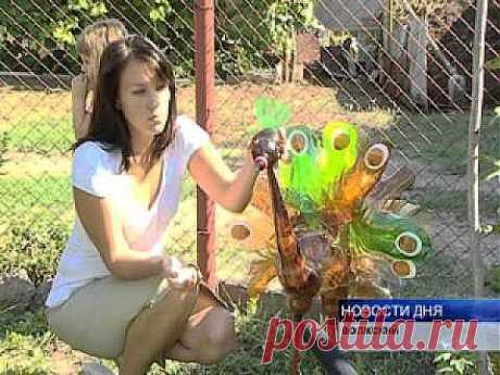 СКАЗКА НА ДАЧЕ ИЗ ПЛАСТИКОВОГО МУСОРА.