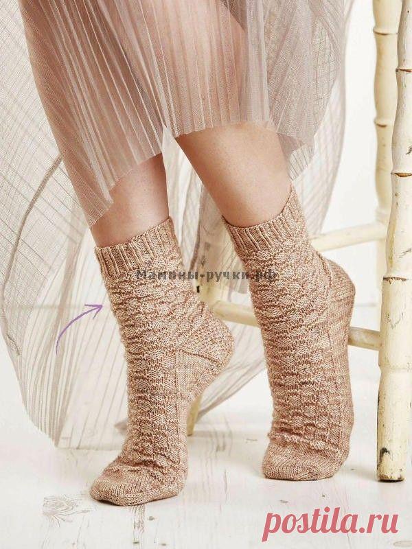 Вязаные спицами носки SWEET PRALINE. Описание на русском - Модели спицами для нас красивых - Мамины ручки