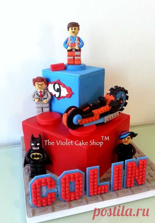 My Son's LEGO MOVIE Cake - Cake by Violet - The Violet Cake Shop - CakesDecor