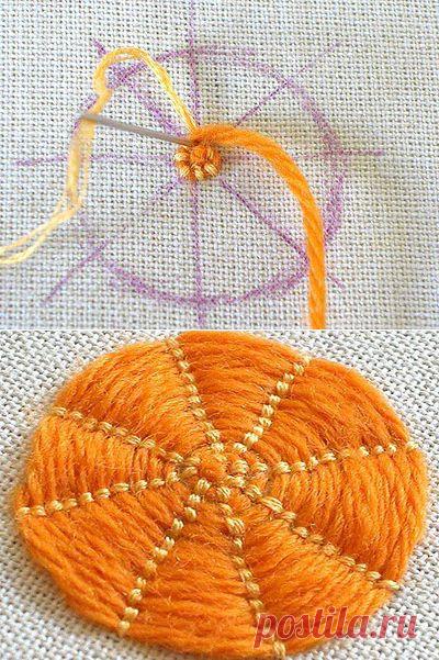 Sarah Whittle - Contemporary Embroidery Artist: Couched Circles