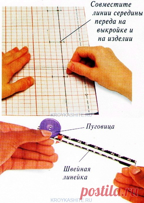 Петли для пуговиц, сделанные на машинке - Кройка и шитье