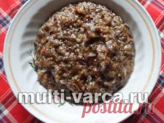 Грибная икра с помидорами и чесноком