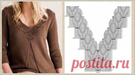 Как можно оформить вырез горловины. Схемы горловин