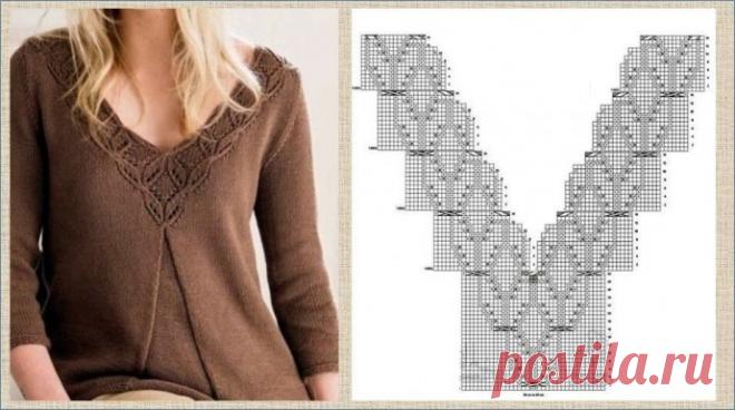 Как можно оформить вырез горловины. Схемы горловин