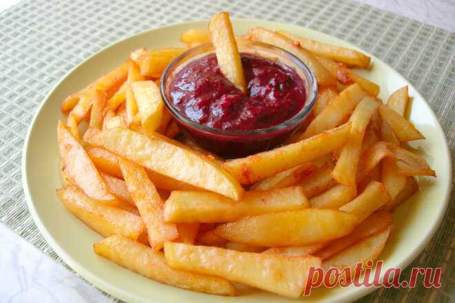 Картофель фри в духовке как в Макдоналдс, рецепт с фото и видео