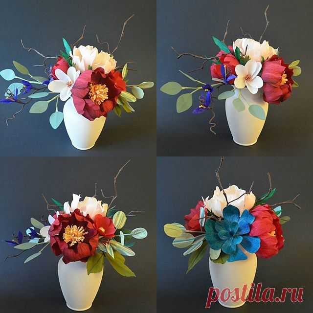 Thank you everyone for your feedback! This is the second arrangement for the silent auction today, what do you think? All proceeds will benefit Fundacion Arco Iris in Bolivia. #dsfloral #paperflowers #paperbouquet #paperflowerarrangements #papersucculents  #dscolor #craftsposure #makersmovement #makersvillage #dsflowers #flowers #paperfoliage #paperart #papercraft #flowerstagram #boston #etsy #bostonartist #flowerarrangement #flowerbouquet #foundpalettes #silentauction