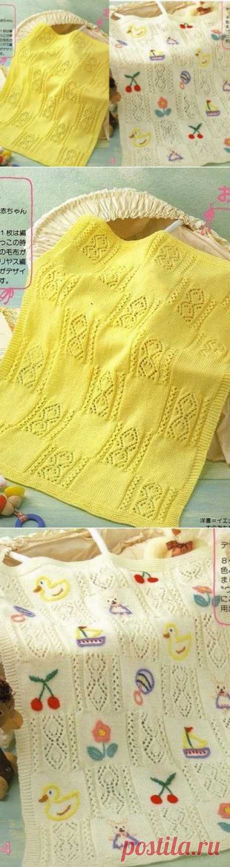 Два пледика по одной схеме