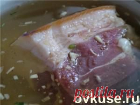 Засолка сала в рассоле. - Простые рецепты Овкусе.ру