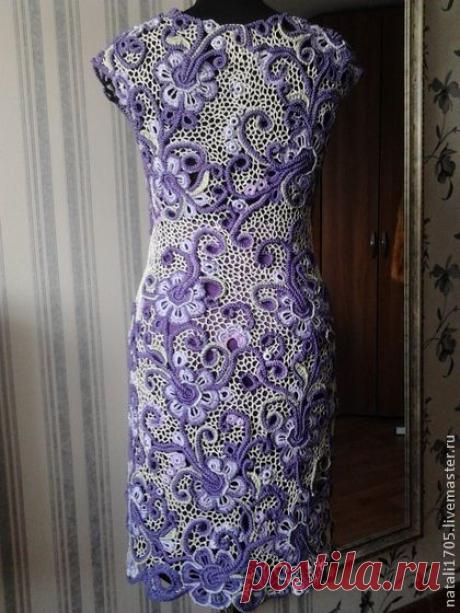 Платье Кружевная симфония - платье,платье вязаное,платье летнее,платье вечернее
