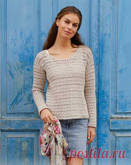 Джемпер крючком Miles Away