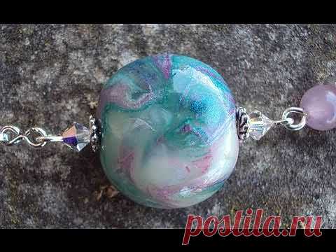 Perle variegate colori per vetro (tutorial) .