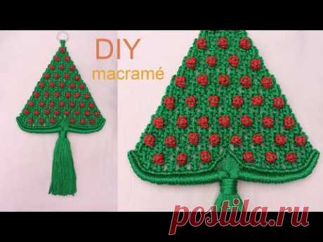 Árbol Navideño Macramé - YouTube
