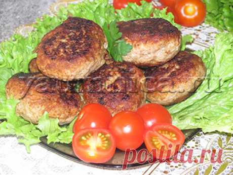 котлеты из фарша курицы и говядины