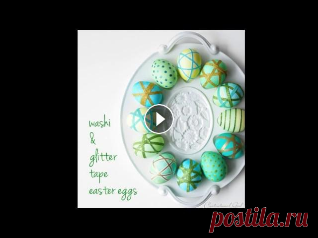 Поделки к пасхе своими руками 2017 Украшаем яйца к Пасхе...