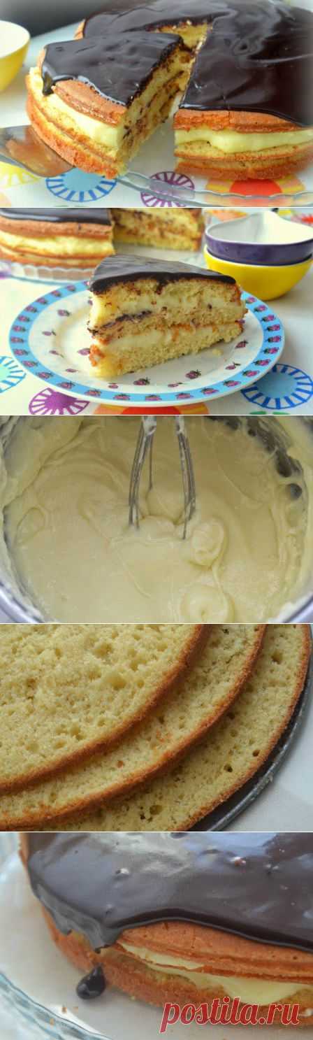Бостонский кремовый торт или пирог - Простые рецепты Овкусе.ру