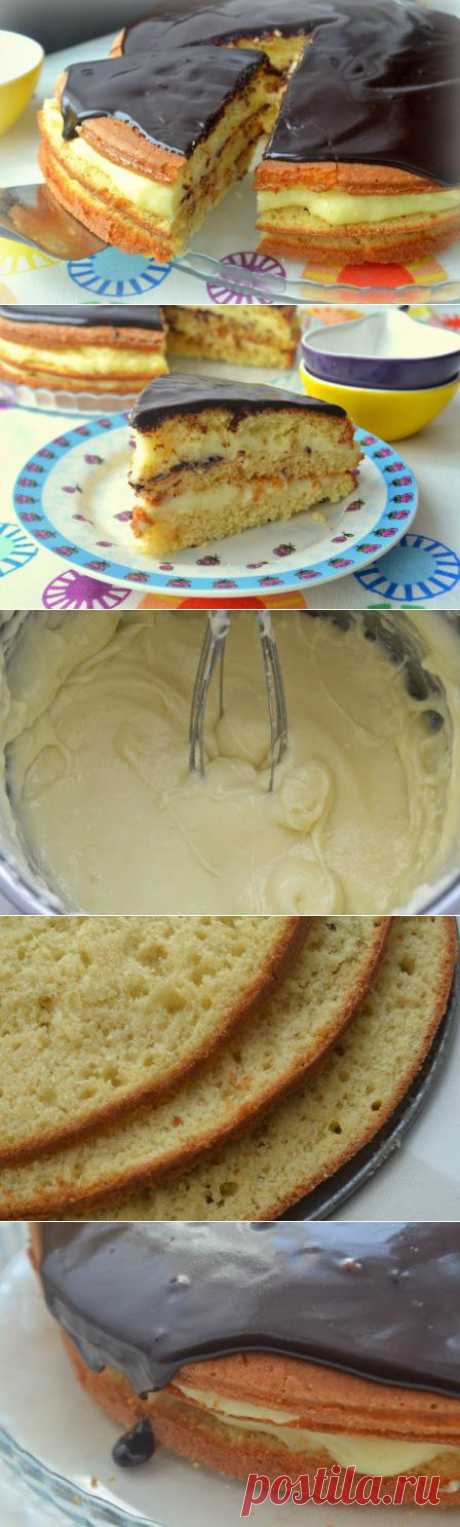 Бостонский кремовый торт или пирог - Простые рецепты Овкусе.ру