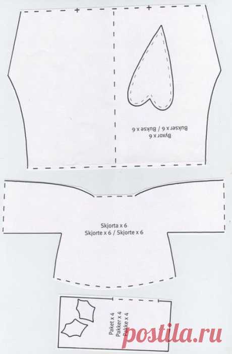 Новогодняя гирлянда в стиле тильда