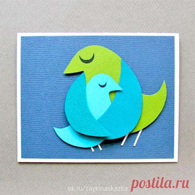 ОБНИМАШКИ 
Аппликации из цветной бумаги
• • •
Белкины поделки: ok.ru/podelkabelka