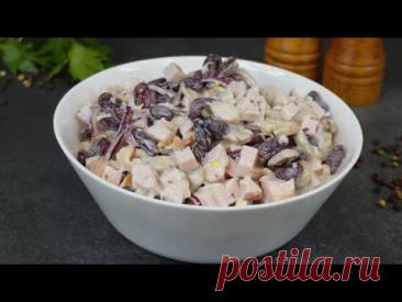 Салат «Минутка» ЕЩЕ один КЛАССНЫЙ быстрый рецепт в вашу копилочку!