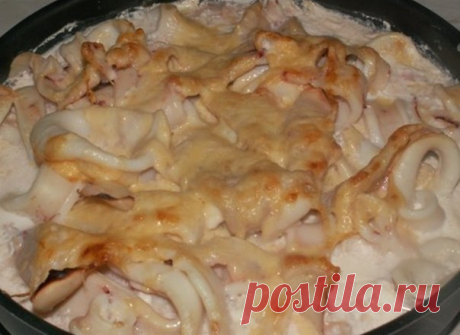 Запеченные кальмары «Пальчики оближешь». Так вкусно и празднично