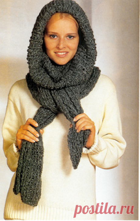 Чудо-шарф спицами — Мир вязания и рукоделия