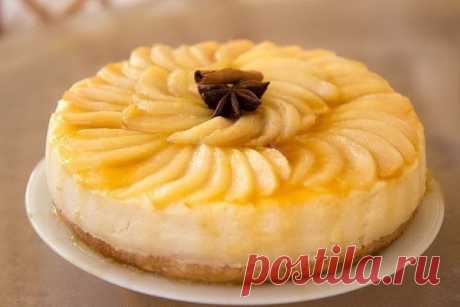 Необыкновенно вкусный и легкий грушево-карамельный торт.