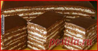 Вкусный шоколадно-медовый торт с заварным кремом Ингредиенты: Для теста: 1 яйцо 150 г. Сахара 30 г. Маргарина 1 чайная ложка соды 2 столовые ложки меда 3 столовые ложки молока 400 г. муки 2-3 столовые ложки какао Для крема: 1 яйцо 2 столовые ложки муки 100 г. сахара 300 мл. молока 300 г. сливочного масла грецкие орехи Для глазури: 100 г. шоколада …