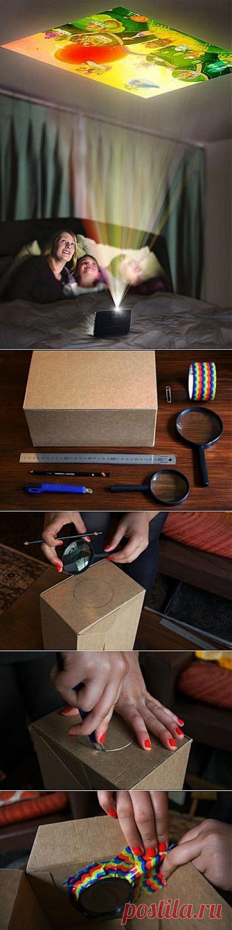 Как смотреть HD фильмы со смартфона на стене! Простенький домашний кинотеатр своими руками