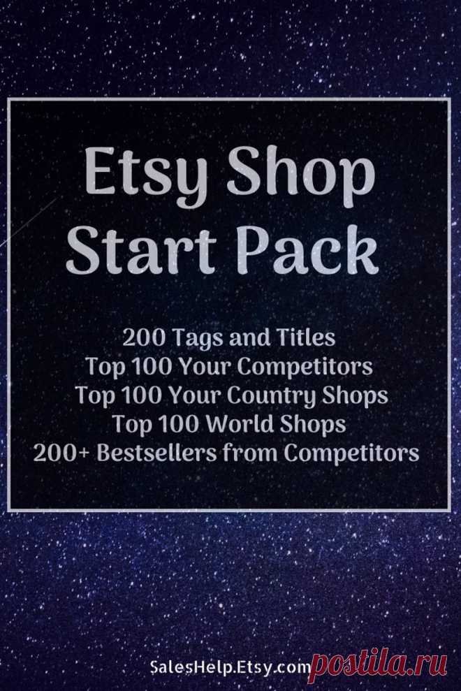 Etsy Shop Start Pack: 200 Titles and Tags Top 100 | Etsy