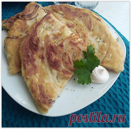 Вкусная и полезная замена покупному хлебу - готовлю луковые лепешки на сковороде, которые обожает вся семья