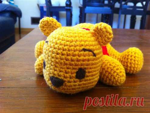 Винни Пух амигуруми. Мишка амигуруми. Схема вязания. | Амигуруми — схемы, амигуруми крючком, вязание и игрушки амигуруми. Амигуруми всех стран!