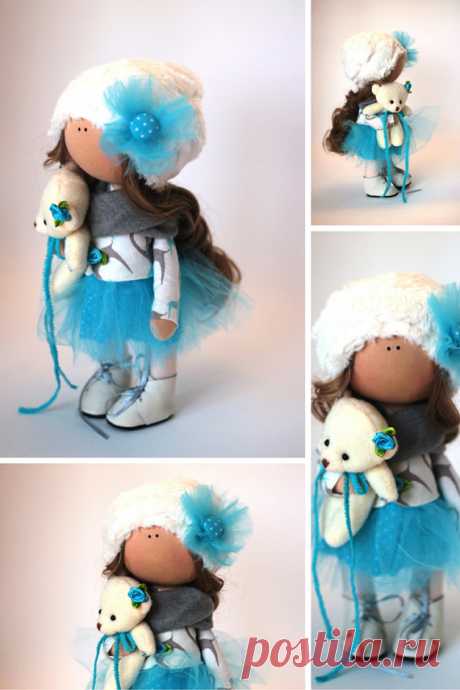 Tilda doll Fabric doll Summer doll handmade by AnnKirillartPlace