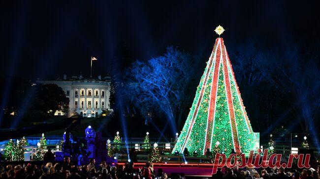 В Вашингтоне проведут церемонию зажжения огней на главной елки