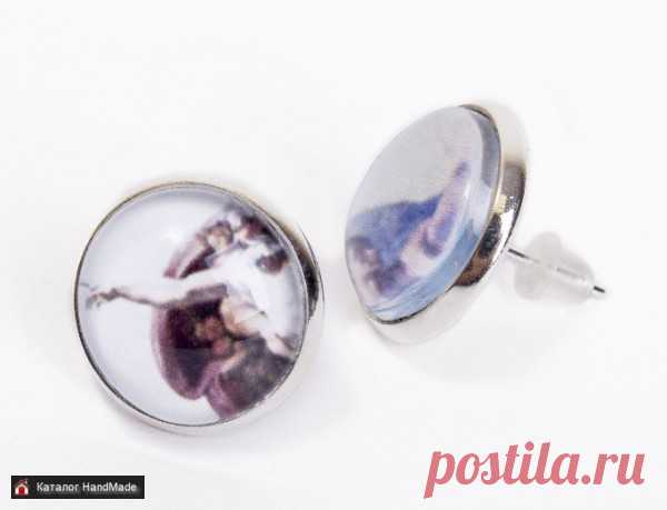 Серьги 'Микеланджело' ручной работы купить в Минске и Беларуси, цены на HandMade