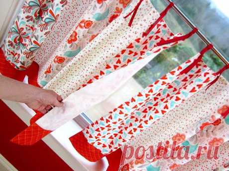 Способы крепления штор к карнизу