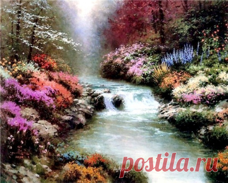 живопись Thomas Kinkade - 69 фото. Фотографии Валентин Иванов.