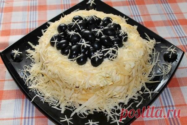 Лучшие кулинарные рецепты: Салат "Первый снег"