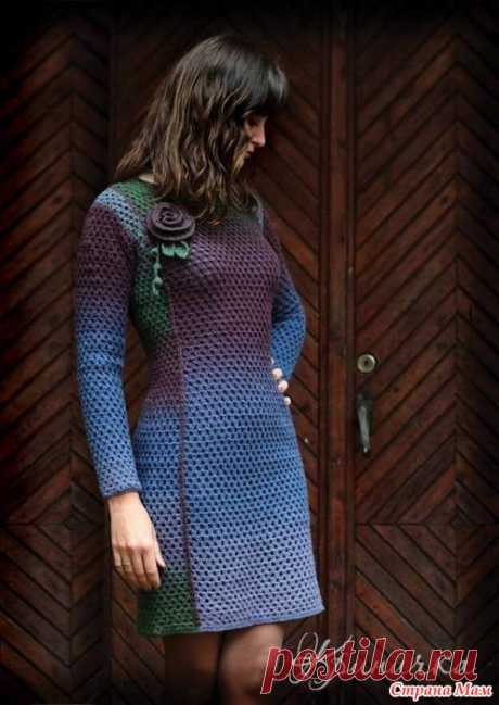 "Космос", теплое платье от Кринички Приветствую всех желающих связать платье крючком!  Опрос проходил тут https://www.stranamam.ru/  Девочки, это мой первый он-лайн, не судите строго, помогайте и указывайте на ошибки.