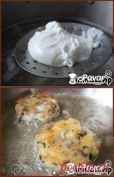 Котлеты картофельные с копчeной рыбой и яйцами-пашот — Рецепт приготовления с фото — Горячие блюда, Блюда из рыбы и морепродуктов