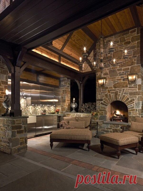 28 неординарных идей уютных каминов и грилей | Тысяча и одна идея