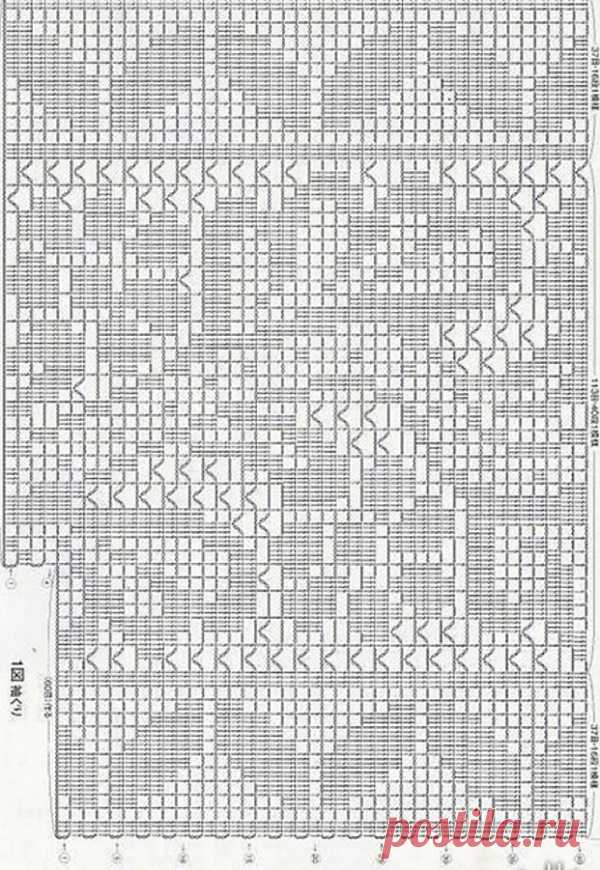 Филейный топ крючком