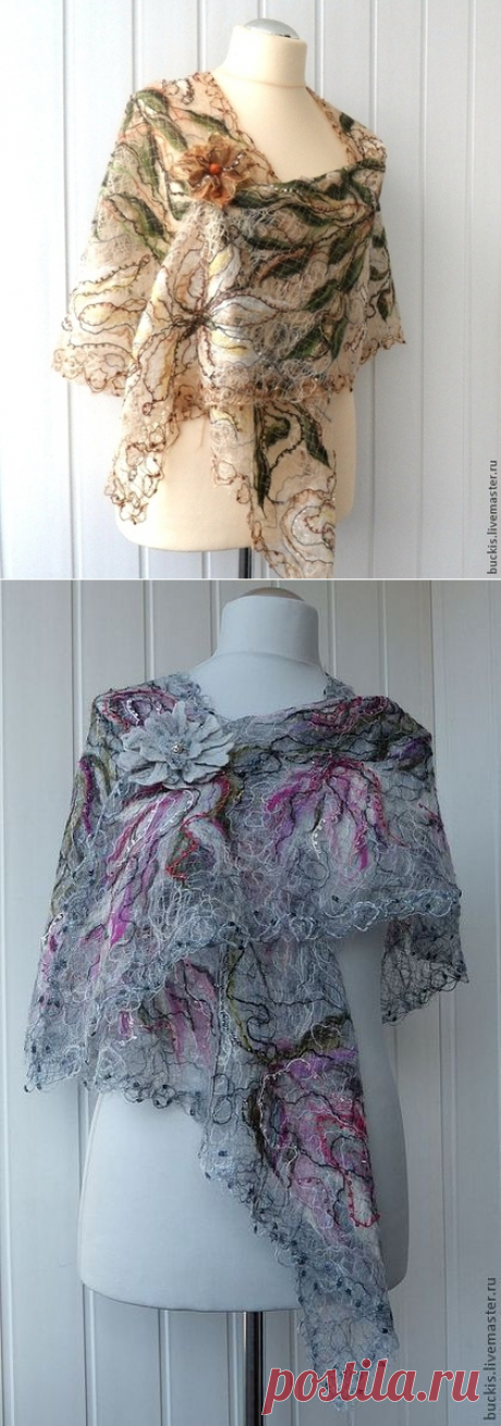 ТЕХНИКА " CRAZY - WOOL".