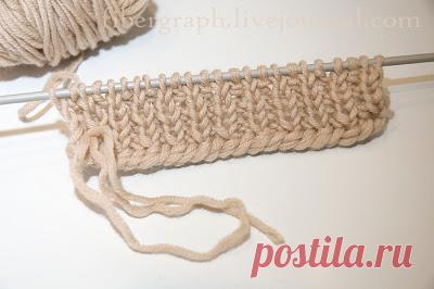 Наборный край с тройной нитью