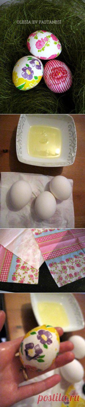Пасхальные яйца в технике декупаж. : Куличи, пасхи