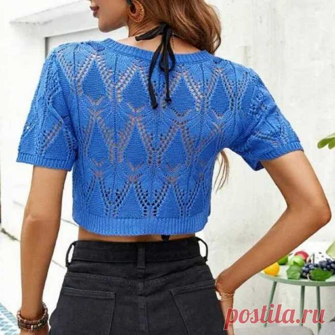 7 классных летних моделей спицами с моими схемами | Вязание с Paradosik_Handmade | Дзен