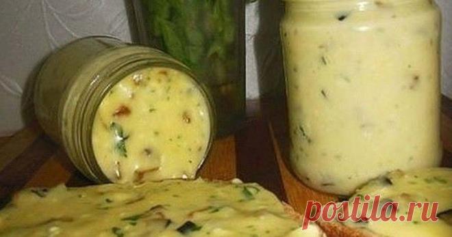 Домашний плавленый сыр с шампиньонами. - Smallfann