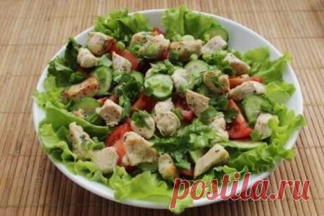 Салат с куриным мясом и овощами — Сад Заготовка